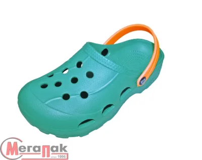 Сабо женские "Ола" салатовый/желтый, 38 размер, арт. СБ-502 Салатовый - фото