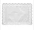 Салф. кружев. прямоуг. 45см*35см 1/10 Белый - фото