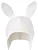 Шапка банная "Заяц с ушами", войлок белый, Б4046 Белый - фото