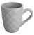Кружка керамическая Fractal, 350 мл, арт. AT-K3164 ATMOSPHERE Серый - фото