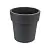 Кашпо ТУБУС 150мм 1,1л  Графитовый М 3164 (12) Графитовый - фото