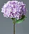 Цветок искусственный декоративный "Гортензия" 63см, 1шт, сиренево-белый  - фото