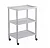 Этажерка "ФЛАВИЯ" 3 полки 420Х290Х610 ММ (Светло-серый), арт. 431241030 Серый - фото