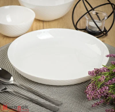 Тарелка десертная ПРЭШЕС 19см, арт. Q1933 Белый - фото