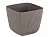 Кашпо ПИКАНТО 150х150мм 1,8л Французcкий серый, арт. М 3209 Серый - фото