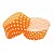 Набор бумажных форм для конфет  Д50 Н40 оранж в горошек BC1557OD 1/100 Оранжевый - фото