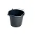 Ведро строительное мерное 5л, MPG960300 Черный - фото
