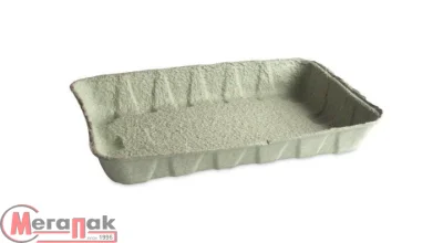 Лоток картон 140*90*55 зеленый 1 шт Зеленый - фото