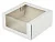 ТЦ10штКоробка д/тортов с окном и крышкой OSQ ForG SHELF WW 225*225*110 A белая Белый - фото