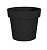 Кашпо LOFT 95литров OLA DOM, антрацит, арт. ЦБ-00001713 Антрацит - фото