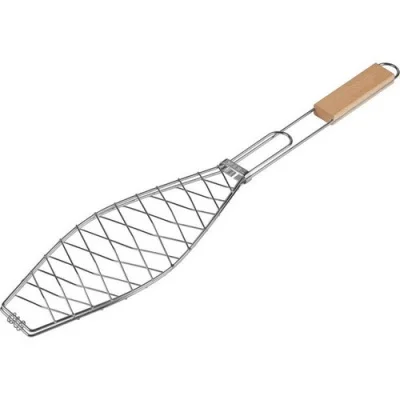 Решетка д/барбекю 13х35см рыба LG3207U  - фото