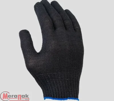 ПАРА Перчатки х/б черные Р СТАНДАРТ (арт24050) Черный - фото