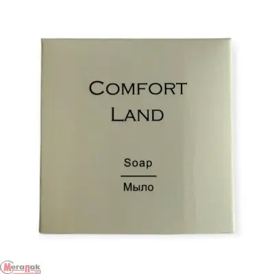 Мыло, картон белый 20 гр (Коллекция COMFORT LAND) 1/25  - фото