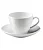 Кружка 360 мл и блюдце набор, белый, ВАРДЕРА VARDERA 402.774.59 Белый - фото