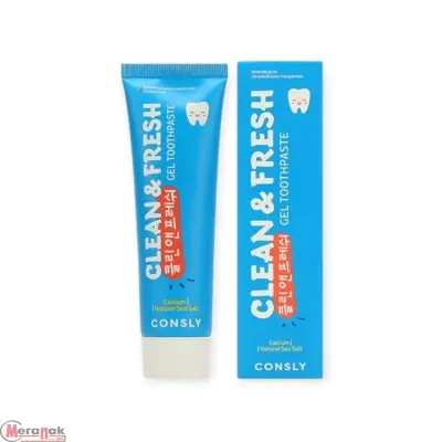 Зубная паста гелевая Clean&Fresh д/защиты десен и зубов, 105г, Consly, 186111  - фото