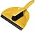 Комплект щетка-сметка "Good" с совком (ярко-желтый), 223201002/02 (15) Желтый - фото