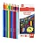 Карандаши цветн пластик.2М,наб,гексаг. 24цв. CRAZY SMILE гриф.d=3мм КЦ-2553 (6) Prof-Press Микс - фото