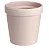 Кашпо "Терра" (3,57л) Цв. Пудровый, (Арт. КШ-9096) Пудровый - фото