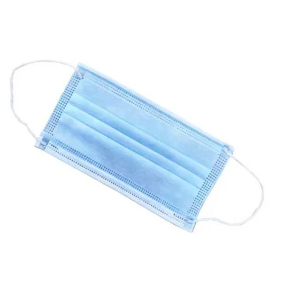 Маска одноразовая 1шт Голубой - фото