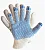 ПАРА Перчатки х/б белые Р с ПВХ (арт13000) Белый - фото