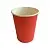 Стакан бумажный 350мл для горячего Красный d90 40шт Красный - фото