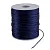 Шнур нейлоновый  на бобине d=1mm L=100m цвет  темно-синий 4445350 Синий - фото