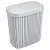 Контейнер для мусора "Velvet" 5,9л 225х140х253мм (светло-серый флэк) Серый - фото