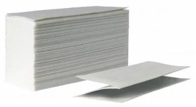 Полотенца бум. Z слож. 1-сл, 23*21см, 200л, целлюлоза  - фото