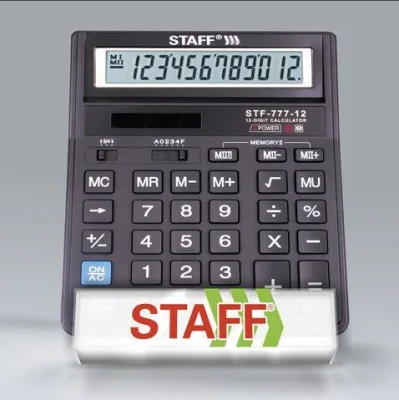 Подставка STAFF рекламная 150 мм Черный - фото