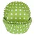 Набор бумажных форм для конфет Д35 Н20 зелен в горошек  BC1555GD 1/100 Зеленый - фото