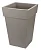 Кашпо ТУБУС 200х200мм 4,5л Французcкий серый, арт. М 3177 Серый - фото