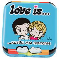 Конфеты освежающие Love is в форме сердца арт. 709242 мята 20 г  - фото