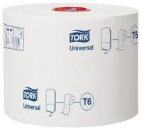 Tork Universal туалетная бумага Mid-size в миди-рулонах Т6 белая, 1слойная, 135м, 127540 Белый - фото