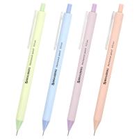 Карандаш механический 0,5 мм, BRAUBERG SOFT PASTEL, корпус soft-touch микс  - фото