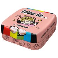 Конфеты освежающие Love is в форме сердца арт. 709247 персик 20 г  - фото