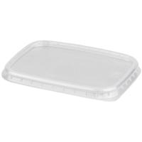 Крышка для контейнера Р108*82 ДП 200/250/350/500 мл прозрачная PP 100 шт/упак Прозрачный - фото