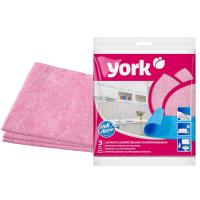Салфетка хозяйственная перфорированная из вискозы York арт. 020030 34*35 см 3 шт/упак  - фото