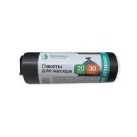 Мешки д/мусора ПНД GreenClean "STANDART" 20л, 30шт черн Черный - фото