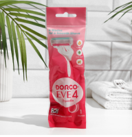 Станок для бритья Dorco Eve 4 одноразовый жен.  - фото