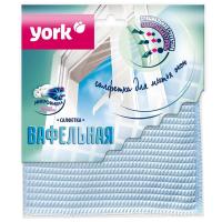 Салфетка из микрофибры для окон York вафельная арт. 026280  - фото