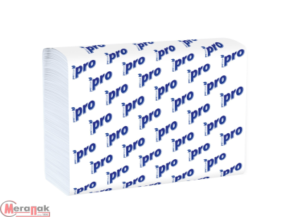 Полотенца бум. Protissue Z слож. 2-сл, 21*23см, целлюлоза, сист Tork H2, арт. С196/С443 Белый - фото