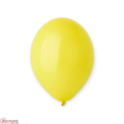 Шар латексный BELBAL (14''/36см) В 105/006 Пастель Экстра Yellow 1 шт (1) Желтый - фото