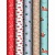 Упаковочная бумага глянцевая 70*100 см Christmas Pattern, 80г/м2, МИКС 1  - фото