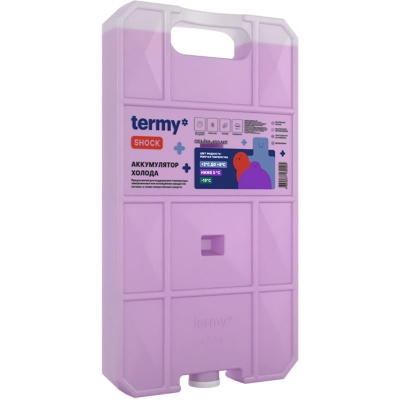 Аккумулятор холода Termy, гелевый, мягкий, 600 мл, 0 С Фиолетовый - фото