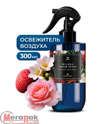 ГрассПарфюмированный жидкий освежитель воздуха Milana Spring Bloom (флакон 300 мл), 145126  - фото