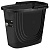 Ведро 10л  прямоугольное Spin&Clean Black, SC111710621 Черный - фото