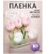 Пленка матовая 58см*58см, 10 листов, кант 50, персик Персиковый - фото
