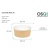 Контейнер бумажный OSQ Round Bowl 750 d150 мм h60 мм крафт/белый 1 шт. Контейнер бумажный OSQ Round Bowl 750 d150 мм h60 мм крафт/белый 1 шт. Прозрачный - фото