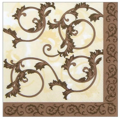 Салфетки бум.  Bouquet  33*33, 3сл 20шт "Мишель" (12)  - фото