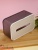 Салфетница SIMPLICITY 20*12.5*8.7 см, белый/оранжевый, 6633-03, 6633-01 Микс - фото